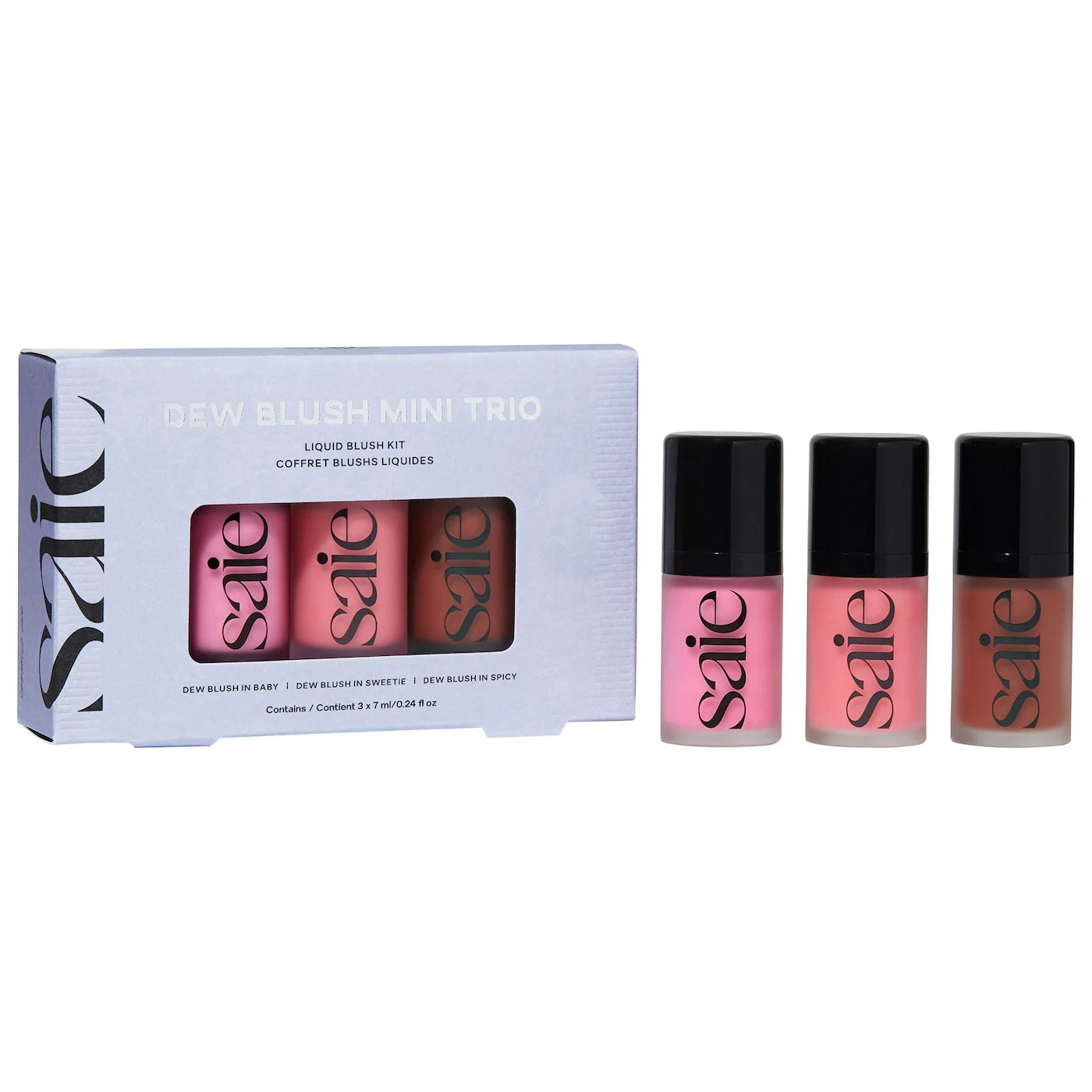 Sobre pedido: Saie Mini Dew Blush Trio Gift Set